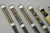 Vintage Japanese Oriental Chopsticks W/ 2 Custom Silk Gold Sleeves - 6 Pc Set For Sale - Image 4 of 10