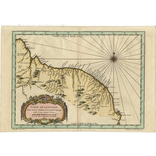 Map of Guyana, 1760 For Sale
