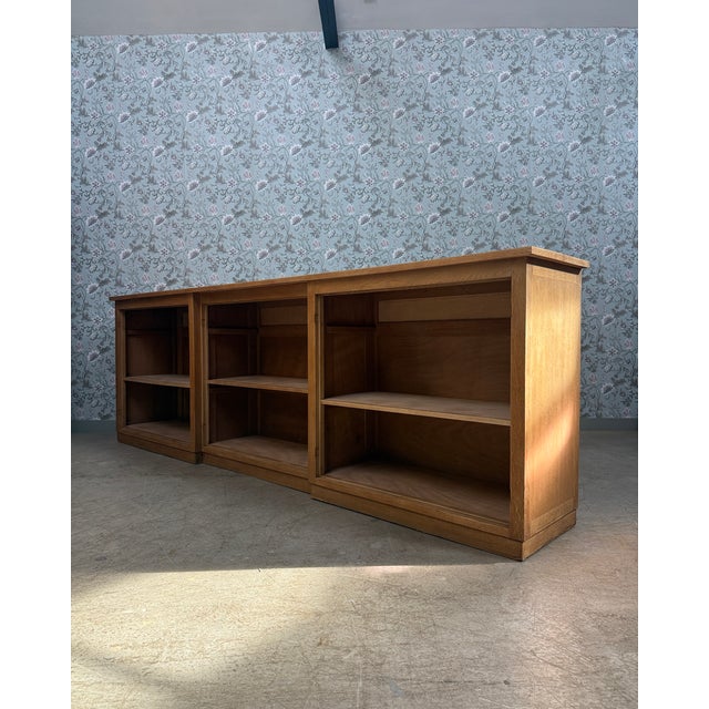Vintage Oak Workshop Cabinet, 1950s For Sale - Image 3 of 12