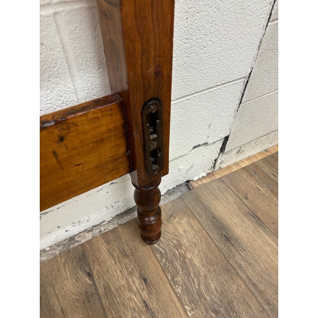 Vintage Full Size Jenny Lind Spindle Bed Spool Headboard and Footboard For Sale - Image 9 of 13