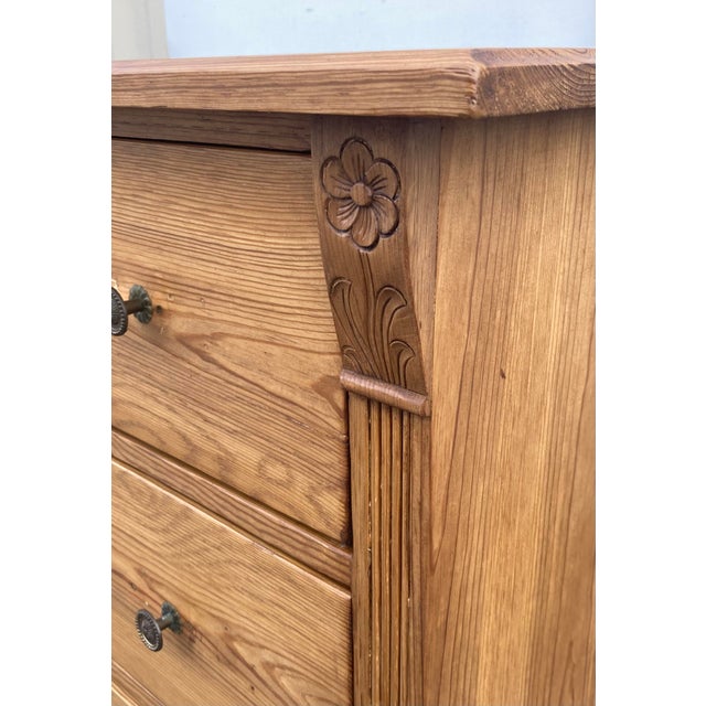 Pine Chest of Three Drawers, Germany For Sale In Baltimore - Image 6 of 14