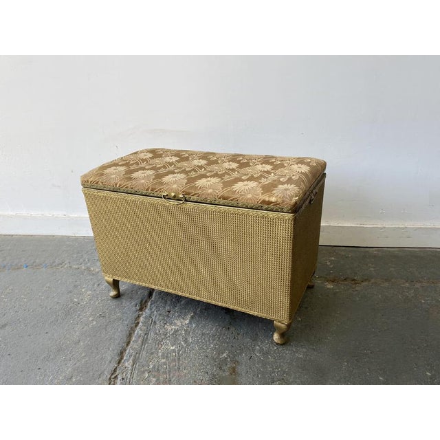 Vintage Blanket Box or Ottoman from Lloyd Loom, 1950s For Sale - Image 11 of 11