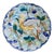 Antique Bird Plate in Wasmüel Majolica, 1880 For Sale