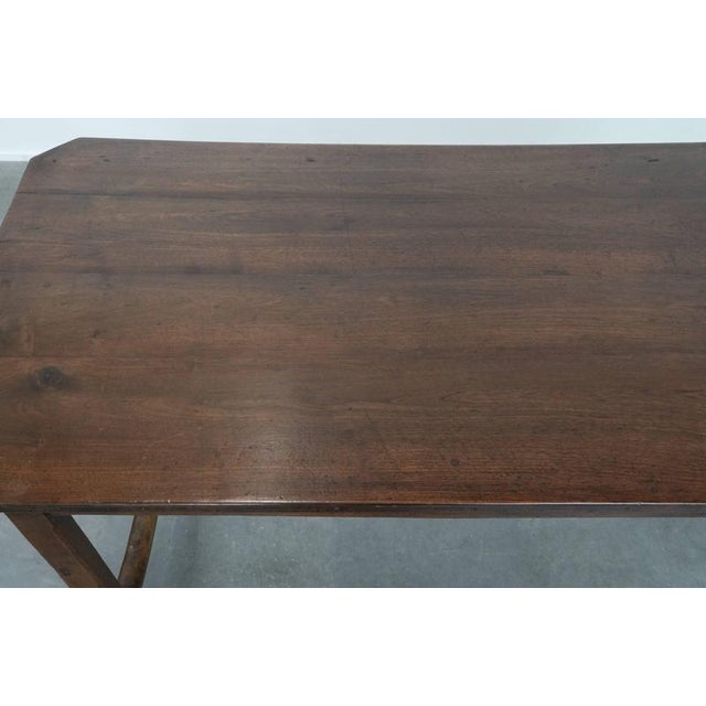 Wood Antique Early 19th Century French Dining Table in Oak For Sale - Image 7 of 16