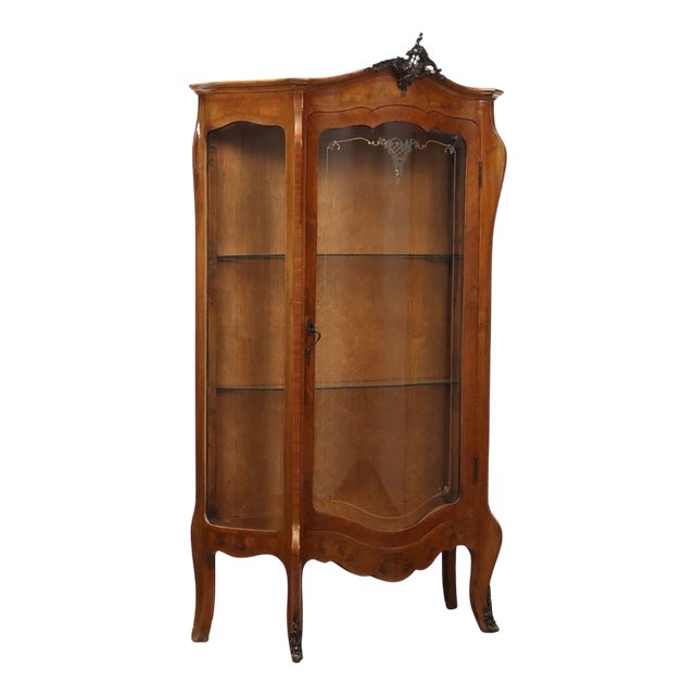 Baroque Rounded Display Showcase For Sale