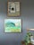 1968 Mid-Century Modern 'The Fireplace' Vintage Swedish Expressive Interior Oil Painting, Framed For Sale - Image 13 of 13