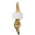 Gold Regina Andrew Driftwood Sconce in Antique Gold Leaf For Sale - Image 8 of 8