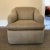 Tan Kravet Tan Upholstered Swivel Chair For Sale - Image 8 of 8