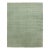 Apadana's Modern Gabbeh Hand-Loom Wool Area Rug in Muted Sage Green For Sale