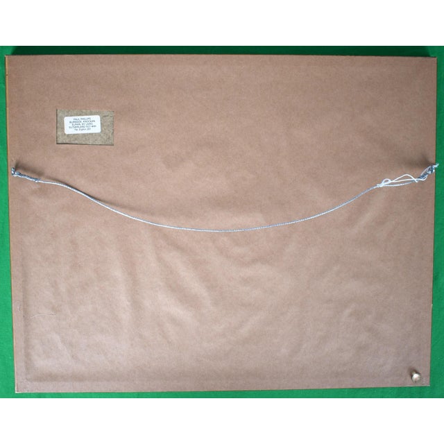 Art Sz: 9"H x 13 1/8"W Frame Sz: 15"H x 19"W Artist: Paul Phillips