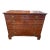 19th Century Antique George III Style Burled Walnut Chest of Drawers For Sale