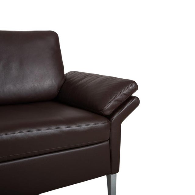 Modern Three-Seater Sofas in Leather from Rolf Benz, Set of 2 For Sale - Image 3 of 14