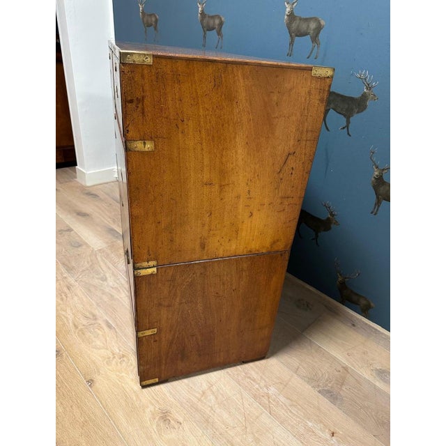 Military Campaign Chest of Drawers For Sale - Image 10 of 13