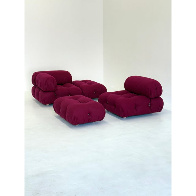 2000 - 2009 Camaleonda Modular Sofa in Bordeaux by Mario Bellini for B&B Italia, 2000s For Sale - Image 5 of 14