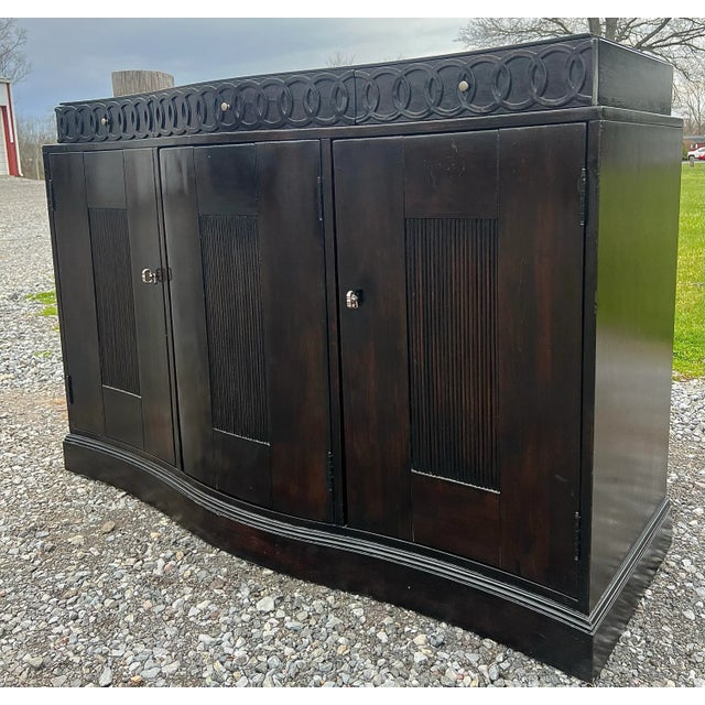 2000 - 2009 Highland House European Excursions Serpentine Rustic Sideboard Buffet For Sale - Image 5 of 12