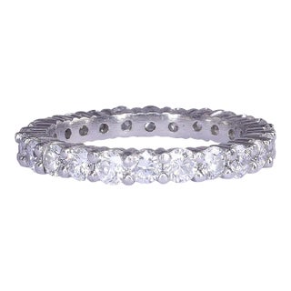 1.75 Ctw Diamond Platinum Eternity Band For Sale