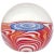Beautiful vintage Murano hand blown, optic design, millefiori flower mosaic "Mandala" design Italian art glass...