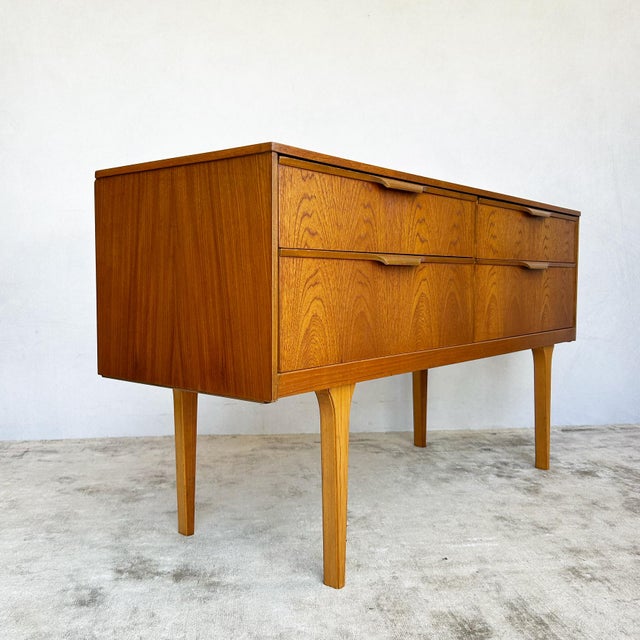 Mid-Century Modern Small Teak Sideboard from Austinsuite, 1960s For Sale - Image 3 of 11