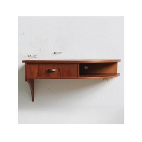 Hanging Bedside Tables, 1960s, Set of 2 For Sale - Image 3 of 11