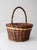 Vintage Wicker Gathering Basket For Sale - Image 9 of 13