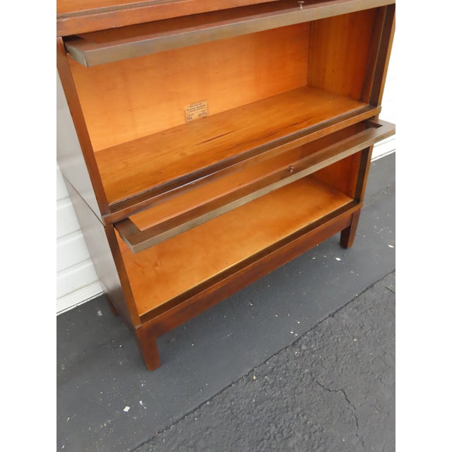 Globe Wernicke Sectional Stackable Bookcase Display Lawyer File Cabinet 6570c For Sale - Image 15 of 18