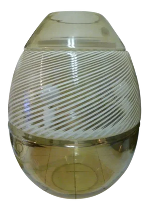 1970's Italian Murano Glass Mazzega Egg Lamp