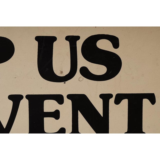 American Late 20th Century DeKalb AgResearch Disease Prevention Farm Sign For Sale - Image 3 of 5