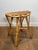Mid-Century Modern Rattan stool. French work, circa 1970. For Sale - Image 3 of 12
