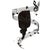 Large Cut Steel Abstract Microphone & Music Note Wall Sculpture by Artisan House For Sale In Los Angeles - Image 6 of 6