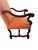 Pink Early 19th Century French Walnut Open Armchair For Sale - Image 8 of 9
