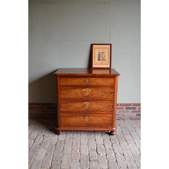 Antique Mahogany Chest of Drawers For Sale - Image 9 of 9