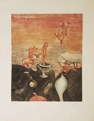 Così Fan Tutte - Original Etching by R.S. Matta - 1970 1970