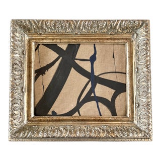 Paris Flea Market Find Mid-Century, Modern Oil Painting on Canvas For Sale