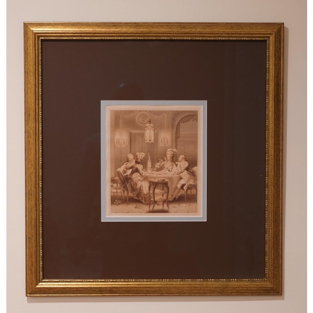 1920s Framed French Vintage Rococo-Style Heliogravure Prints - Set of Four For Sale In Atlanta - Image 6 of 10