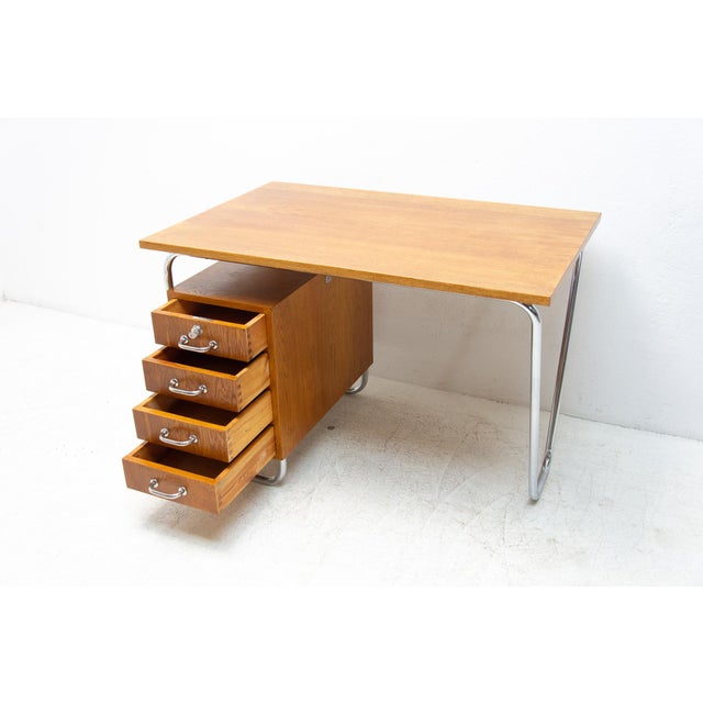 Writing Desk from Rudolf Vichr, Czechoslovakia, 1940s For Sale - Image 9 of 18