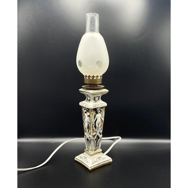 Ceramic Lamp from Capodimonte, 1950s For Sale - Image 3 of 13