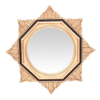 Friedman Brothers Art Deco Sunburst Mirror For Sale