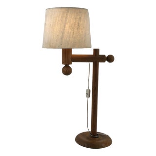 Pine Table Lamp by Uno & Östen Kristiansson for Luxus Vittsjö, 1960s For Sale