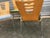 Stackable Metal and Wood Chairs, 1990s, Set of 4 For Sale - Image 9 of 16