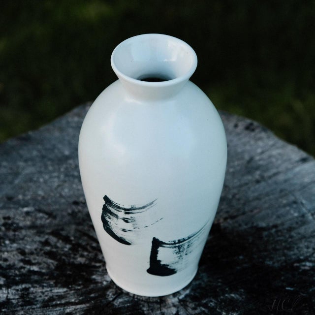 Stoneware Vase (Large) For Sale - Image 4 of 4