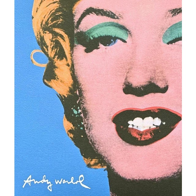 After Andy Warhol, Marilyn Monroe Light Blue, 1980s, Print For Sale - Image 3 of 6