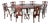 English 19th Century Chippendale Style Mahogany Dining Room Set For Sale