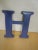 Ceramic Lowercase Letter H in Terracotta, 1940 For Sale - Image 7 of 7