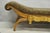 Vintage Italian Hollywood Regency Style Leopard Print Upholstered Window Bench For Sale - Image 4 of 11
