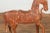 Wood Mid 20th Century Indian Carved and Painted Wooden Mogul Horse on Rectangular Base For Sale - Image 7 of 13