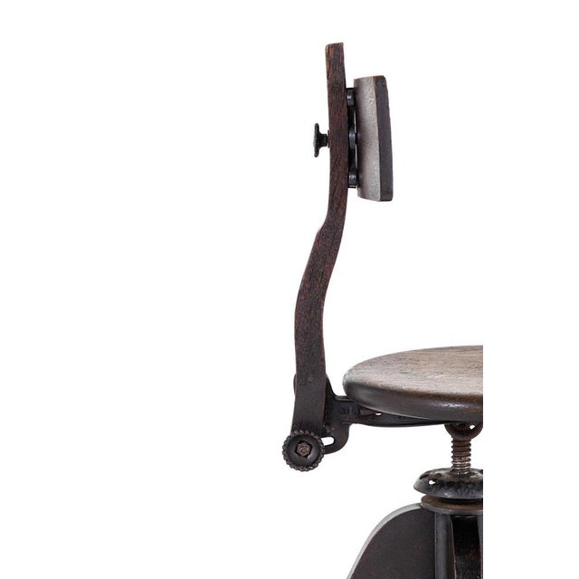 Black Machinist Chair fom Globe Wernicke For Sale - Image 8 of 15