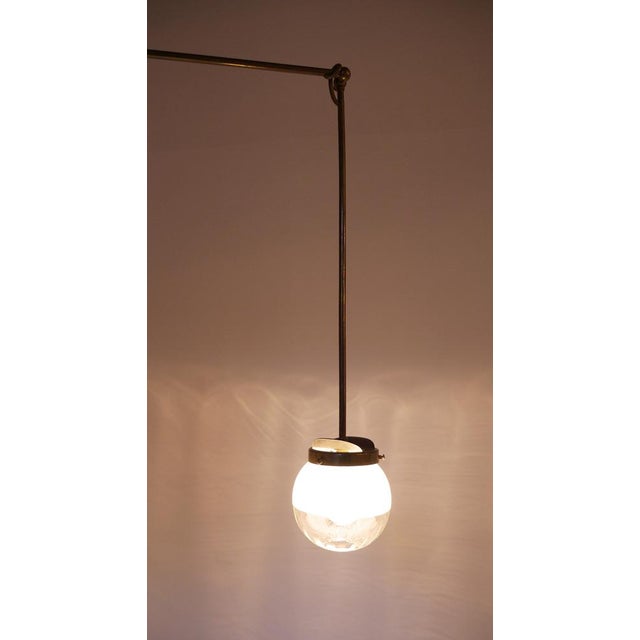 Gold Adjustable Brass Dentist Lamp from Bland, UK, 1940s For Sale - Image 8 of 18