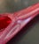 45” Tall Mid Century Modern Italy Aventurine Glass Floor Vase Red With Silver Flecks For Sale - Image 10 of 12