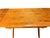 American Mid 20th Century High Quality Cushman of Vermont Trestle Base/ Hard Rock Maple/Draw Leaf Table. For Sale - Image 3 of 11