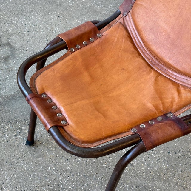 Mid-Century Modern 1990s Les Arcs Style Dining Chairs Attributed to Charlotte Perriand For Sale - Image 3 of 12